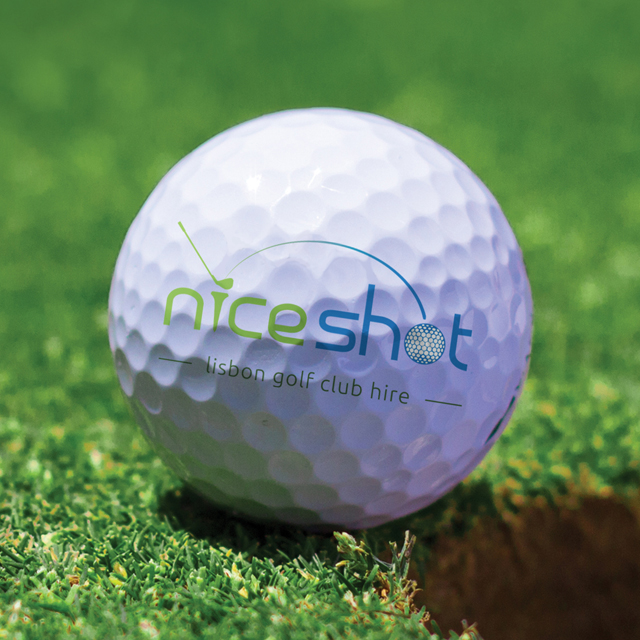 Nice Shot Lisbon Golf Club Hire Corporate Identity