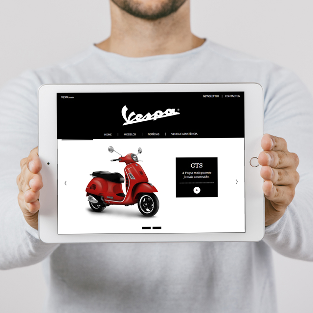Web design e criação de site Vespa Angola